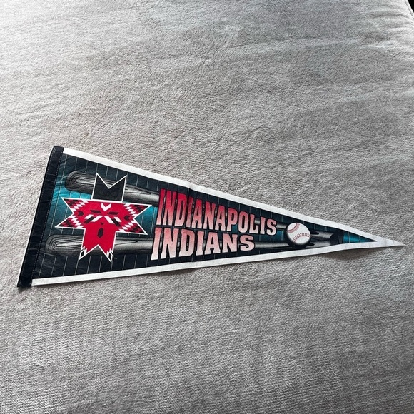 Indianapolis Indians American Association Logo Minor League Baseball Pennant - Picture 1 of 3